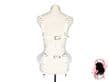 White Vegan Leather Cage and Corset Harness Set